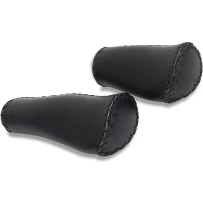 Afbeelding van Selle Orient lederen handvatten 22 x 135/92 mm zwart per paar