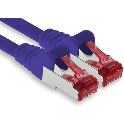 Afbeelding van Cat6 Kabel Ethernet Cable Gigabit LAN Netwerkkabel RJ45 Cat 6 7.5m paars 1 stuk