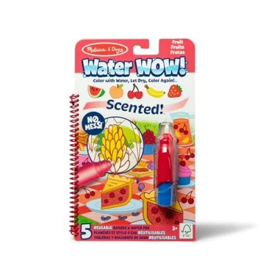 Afbeelding van Melissa &amp; Doug Scented Water Wow Herbruikbaar watergeactiveerd Activiteitenblok Reisspeelgoed Fruit