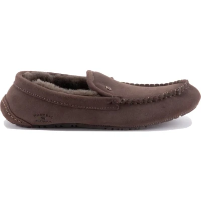 Afbeelding van Pantoffel Warmbat Men Earlwood Suede Pebble Schoenmaat 42