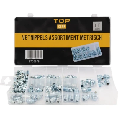 Afbeelding van Vetnippels assortiment metrisch 110 delig