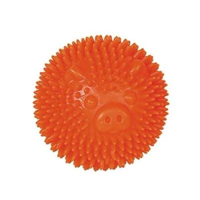Afbeelding van Nobby TPR noppen bal &quot;Pig&quot; oranje 8 cm