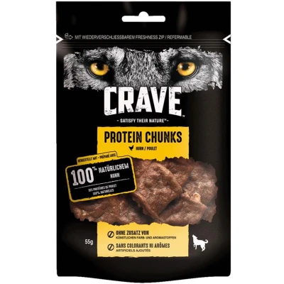 Afbeelding van 55g Protein Chunks Kip Crave Hondensnacks