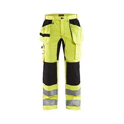 Afbeelding van Blaklader Werkbroek met stretch High Vis 1552 1811 Geel/Zwart C44
