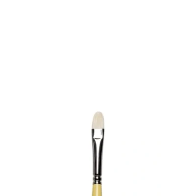 Afbeelding van Winsor &amp; Newton 5871006 Artists varkenshaarpenseel gemaakt van hoogwaardig Chunking varkenshaar voor olieverf en acrylverf Filbert penseel kort lange Steel nr. 6,
