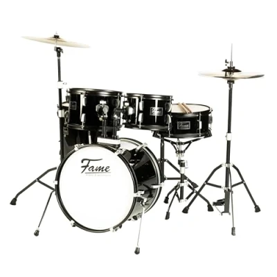 Afbeelding van Fame FS18B First Step Junior Drum set (Piano Black)