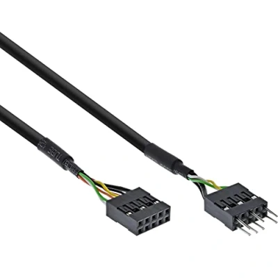 Afbeelding van InLine Audiokabel verlenging intern, voor HD audio en AC97, 40cm