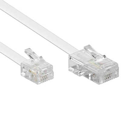 Afbeelding van 6 m Telefoonkabel RJ11 RJ45