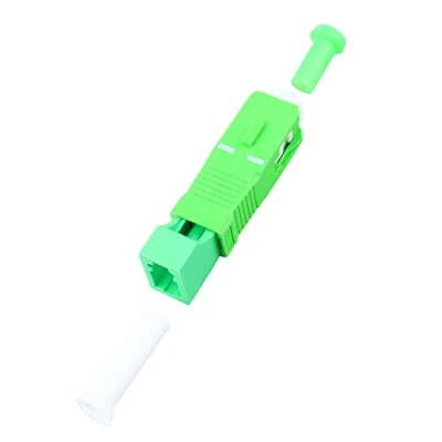 Afbeelding van Single mode glasvezel hybride adapter SM 9/125 SC Male naar LC vrouwelijke glasvezeladapterconnector (APC)