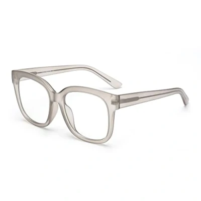 Afbeelding van Jim Halo Blauw Licht Blocker Bril Voor Vrouwen Oversized Vierkante Computer Metalen CP Tempels, Grijs, Eén maat