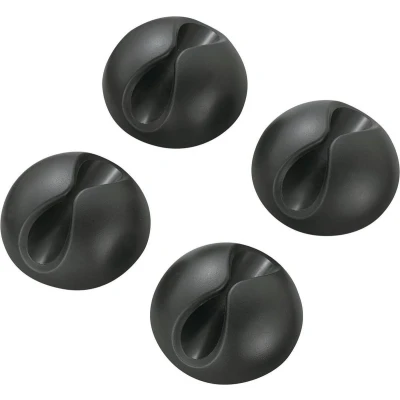 Afbeelding van TRU COMPONENTS SWC 10BK/4P Kabelhouder Zelfklevend 542240 Bundel Ø (bereik) 9 mm (max) Zwart 4 stuk(s)