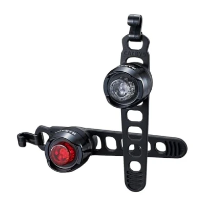 Afbeelding van CatEye Orb Lampset SL LD160RC F + R LED USB Oplaadbaar