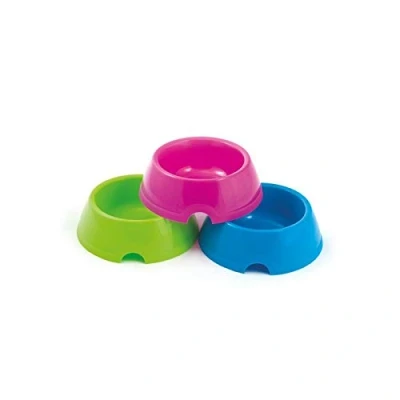 Afbeelding van SAVIC eet/drinkbak voor katten en kleine hondjes 0.3L blauw grijs licht maar stevig .vaatwasbestendig niet in magnetron.