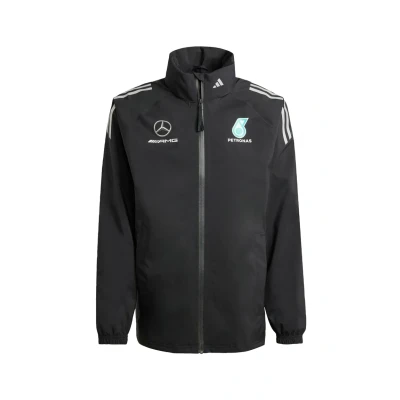 Afbeelding van adidas Performance MERCEDES AMG PETRONAS FORMULA ONE TEAM MECHANICS REGENJACK Heren Zwart 2XL