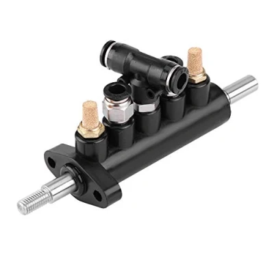 Afbeelding van KIMISS Auto Luchtregelklep Voetpedaalklep voor Ranger Bandenwisselaar Machine benodigdheden Gereedschap Type A, Aluminium (zwart) A(3) Standaard