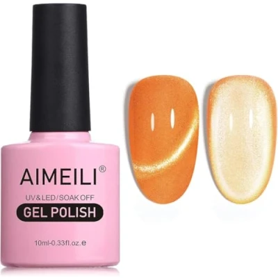 Afbeelding van AIMEILI Hema Free Cat Eye Gel Nagellak UV LED Gellack Soak Off Vegan Cruelty Polish 10ml (717)