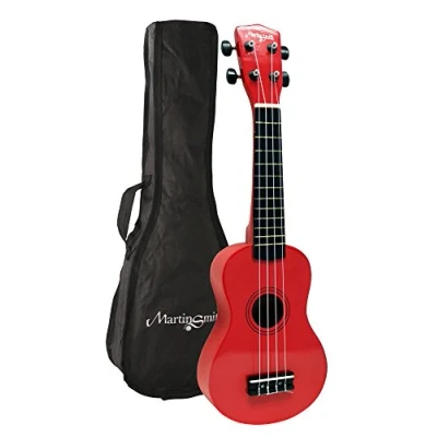 Afbeelding van Martin Smith UK 212 RD Met Ukelele Tas Rood Design
