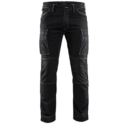 Afbeelding van Blaklader BlÕklõder Service Werkbroek denim stretch zwart maat C50