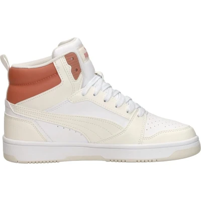 Afbeelding van Puma Sneakers hoog, Dames, Maat: 42, Gebroken wit Imitatieleer/ textiel