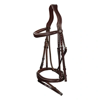 Afbeelding van Dy&#039;on Hoofdstel Nec Anatomic Flash Noseband Bruin