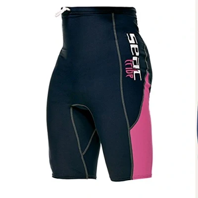 Afbeelding van Seac RAA Pant Evo Lady UV rashguard shorts voor zwemmen en snorkelen Roze/blauw L