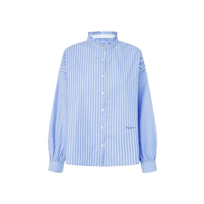 Afbeelding van Pepe Jeans Pipery Overhemdblouse, Dames, Maat: Medium, Blue