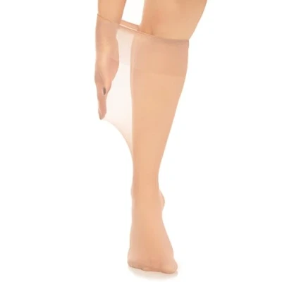 Afbeelding van GLAMORY Fit 20 extra brede kniekousen grimeren one size