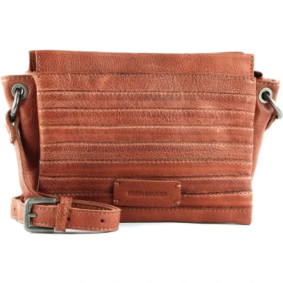 Afbeelding van FREDsBRUDER Leren Schoudertas Sky Crossbody Light Terracotta