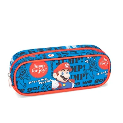 Afbeelding van Super Mario Etui, Here We Go! 22 x 7 8cm Polyester