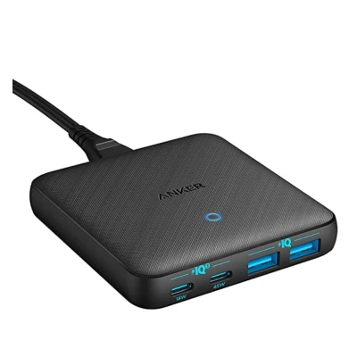 Afbeelding van Anker 543 2 USB C Snellader 45W Zwart