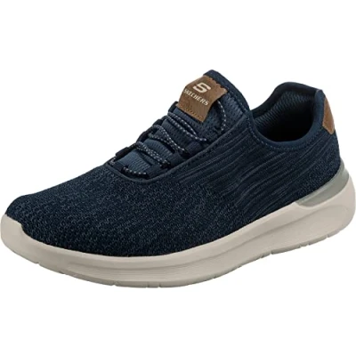 Afbeelding van Skechers Lattimore Coringa Sneaker voor heren, Navy gebreid gaas, 44 EU