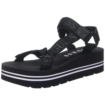 Afbeelding van Guess Avin Wedge sandaal voor dames, Zwart, 41 EU