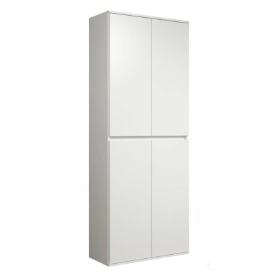 Afbeelding van Hioshop kledingkast Nevada wit