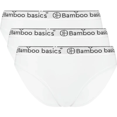Afbeelding van Bamboo Basics slip Yara met bamboe (set van 3) wit