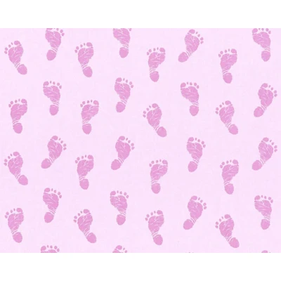 Afbeelding van AS Creation Little Stars 35863 3 Roze / Metallic