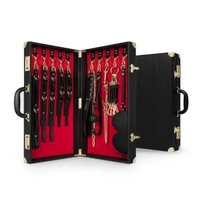 Afbeelding van Bedroom Fantasies Bondage Koffer 13 Stuks PU Leer