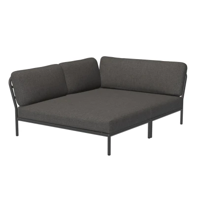 Afbeelding van Loungeset Module Houe Level Cozy Corner Left Dark Grey