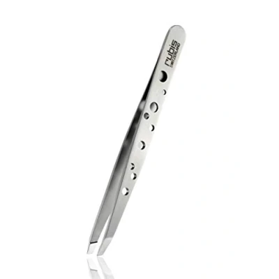 Afbeelding van Rubis Elegance Wenkbrauwpincet met schuine punt brengt wenkbrauwen perfect in vorm. Made Switzerland