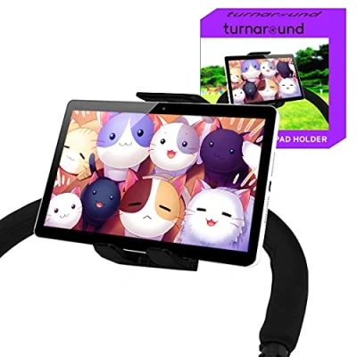 Afbeelding van Turnaroundtech Tablethouder voor kinderwagen, compatibel met iPad, geschikt alle kinderwagens op de markt