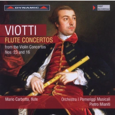Afbeelding van Mario Carbotta, Orchestra I Pomeriggi Musicali, Pietro Mianiti Viotti: Flute Concertos (CD)
