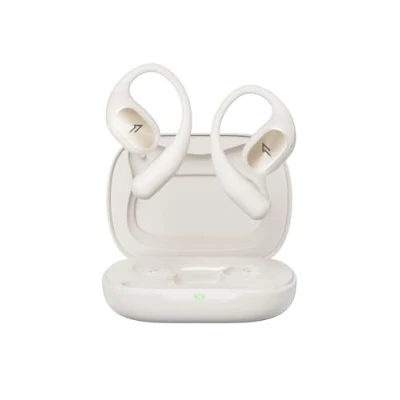 Afbeelding van 1MORE S31 Open oordopjes, Bluetooth 5.3, sportoortelefoons, gesplitst ontwerp met oorhaken, draadloze oordopjes 4 microfoons voor heldere gesprekken, lichtgewicht 8,2 g, IPX5, EQ, 30H (Wit)