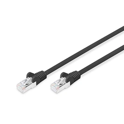 Afbeelding van Patchkabel, CAT6, RJ45 St/St, 10,0 m, S FTP, AWG 27/7, LSZH, zwart