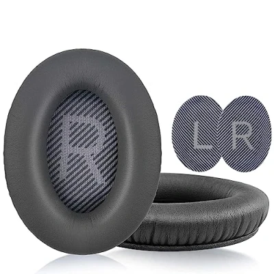 Afbeelding van Oorkussens voor Bose QC35 I/II, QC25, QC15, QC 2 AE 2, 2i, 2w, SoundTrue, SoundLink