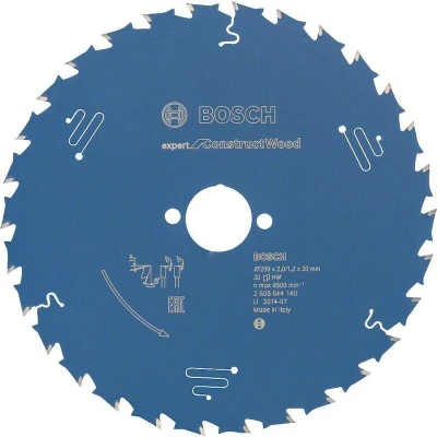 Afbeelding van Bosch Accessoires Cirkelzaagblad Expert for Construct Wood 200X30X2/1.3X30 2608644140