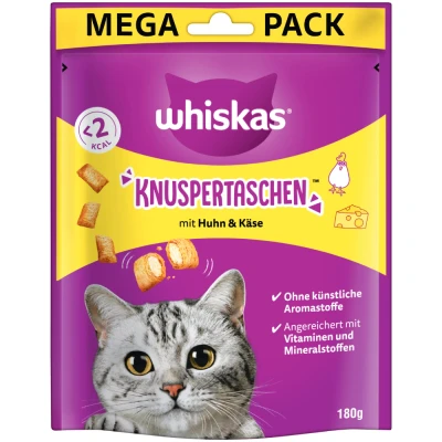 Afbeelding van 180g Temptations Kip &amp; Kaas Whiskas Kattensnacks