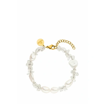 Afbeelding van Purelei Crystal WAVE Armband, Dames, Maat: One Size, Goldfarben