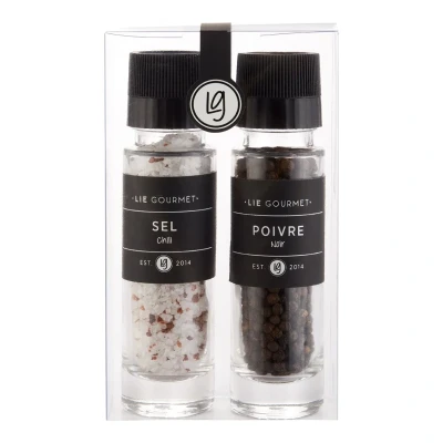 Afbeelding van LIE GOURMET Peper en zout in geschenkverpakking set van 2