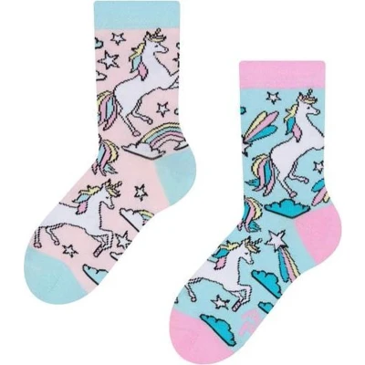 Afbeelding van Dedoles Mismatched Kinderen Sokken Regenboog Unicon Maat 23 26