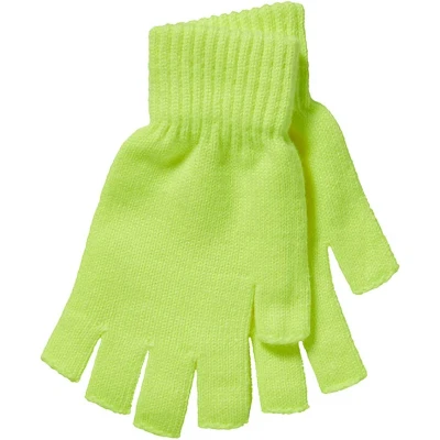 Afbeelding van Apollo Vingerloze handschoenen carnaval fluor geel one size uniseks fingerless gloves