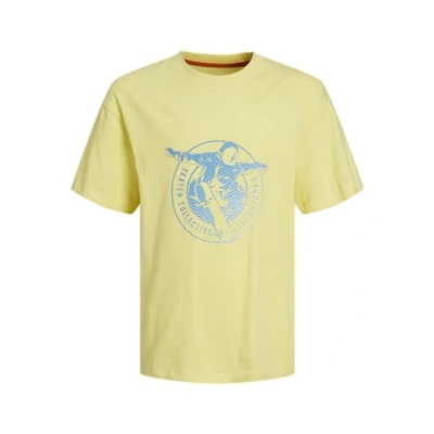 Afbeelding van JACK&amp;JONES JUNIOR JOCSC Gradient Logo Tee SS OS MNI, citroen verbena, 104 cm